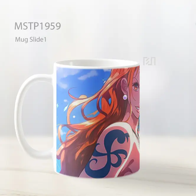 Nami One Piece Latar Langit Mug MSTP1959 - All-side / Desain