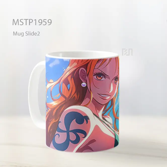 Nami One Piece Latar Langit Mug MSTP1959 - All-side / Desain