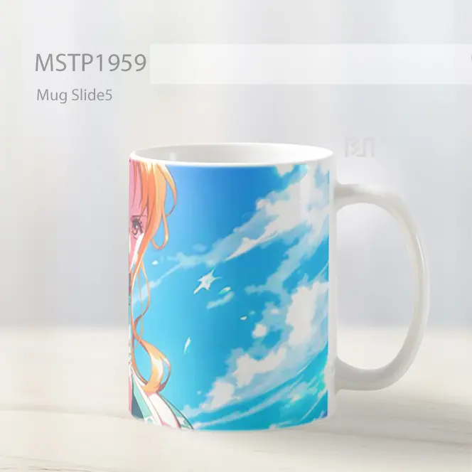 Nami One Piece Latar Langit Mug MSTP1959 - All-side / Desain