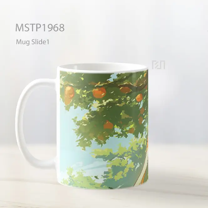 Nami Pohon Jeruk One Piece Laptop Mug MSTP1968 - All-side / Desain