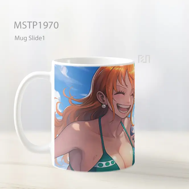 Nami Tersenyum Ombak Laut Mug MSTP1970 - All-side / Desain