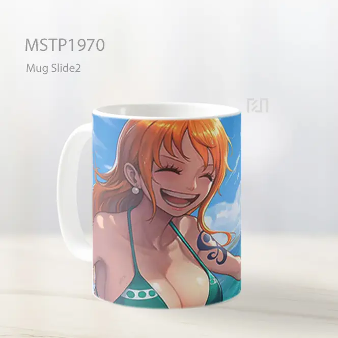 Nami Tersenyum Ombak Laut Mug MSTP1970 - All-side / Desain