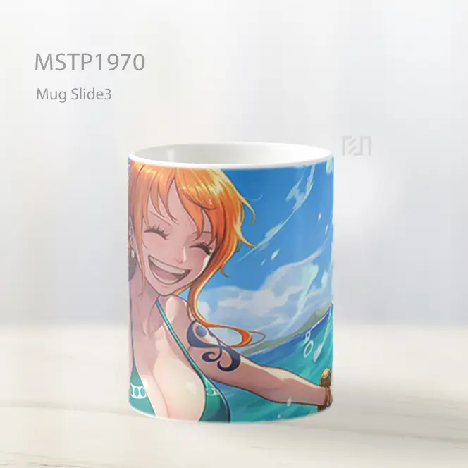 Nami Tersenyum Ombak Laut Mug MSTP1970 - All-side / Desain