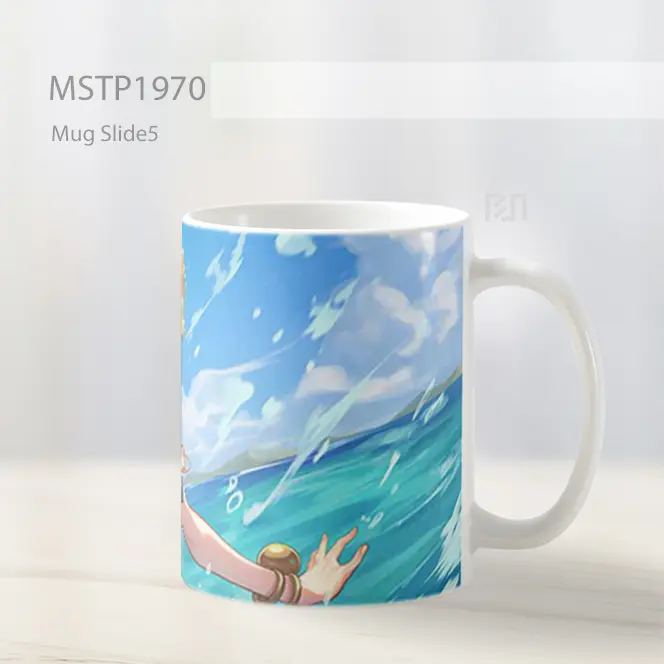 Nami Tersenyum Ombak Laut Mug MSTP1970 - All-side / Desain