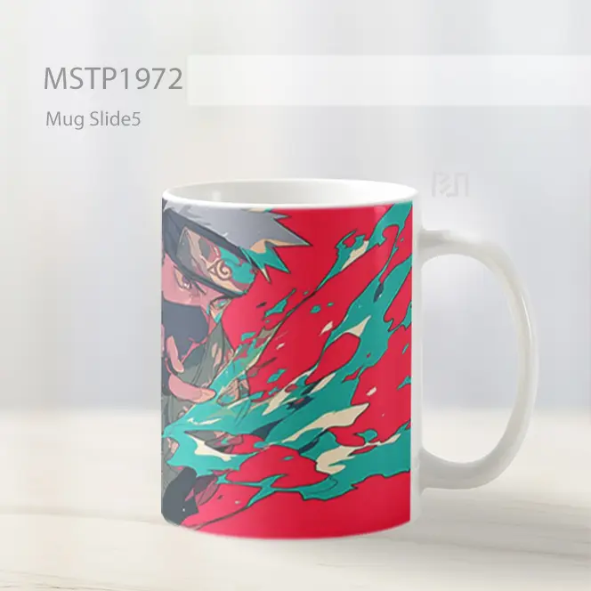 Naruto And Kakashi Hatake Latar Epik Mug MSTP1972 - All-side / Desain