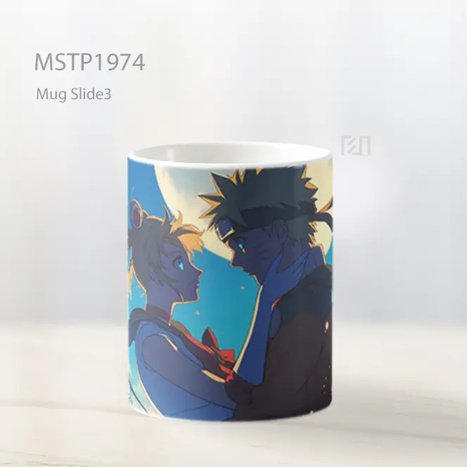 Naruto And Sailor Moon Romantis Bulan Mug MSTP1974 - All-side / Desain