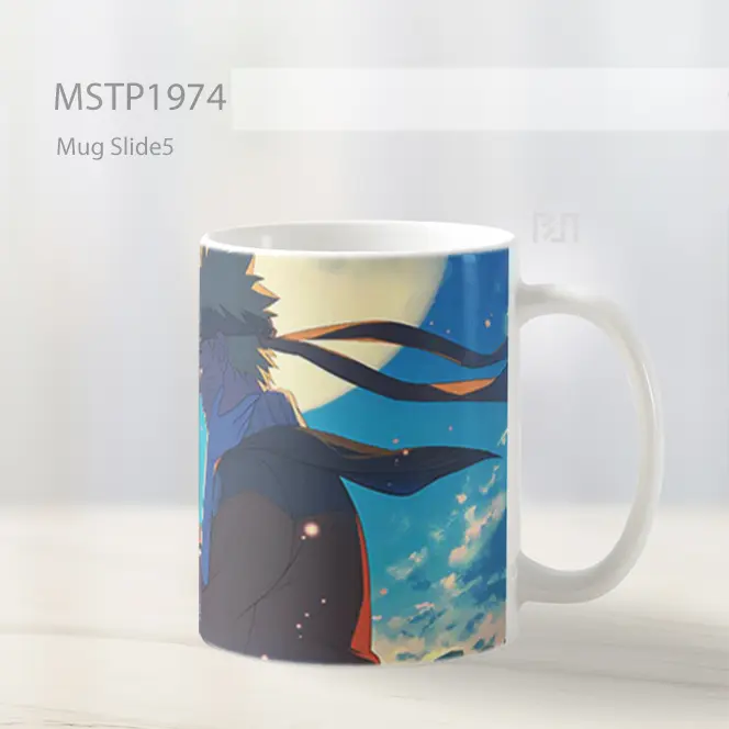 Naruto And Sailor Moon Romantis Bulan Mug MSTP1974 - All-side / Desain