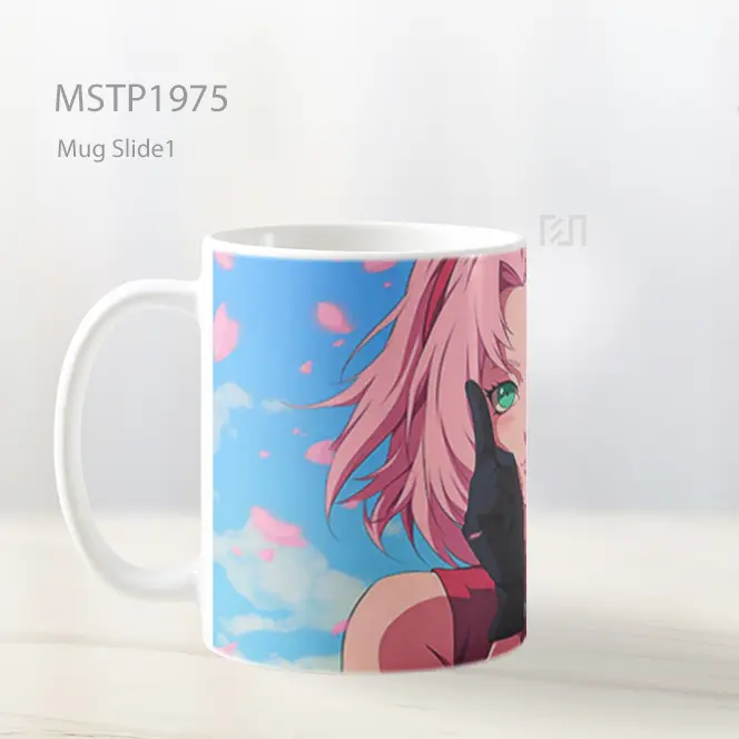 Naruto And Sakura Winking Mug MSTP1975 - All-side / Desain