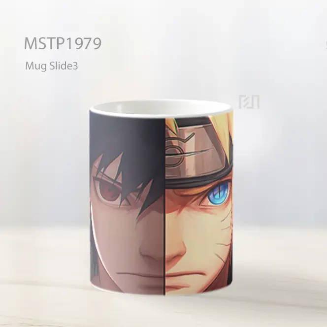 Naruto And Sasuke Rival Anime Mug MSTP1979 - All-side / Desain