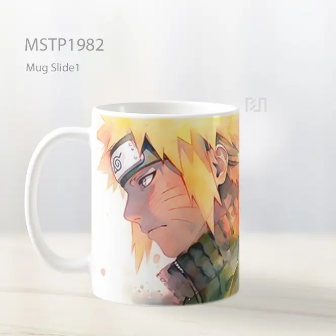 Naruto Cat Air Putih Mug MSTP1982 - All-side / Desain