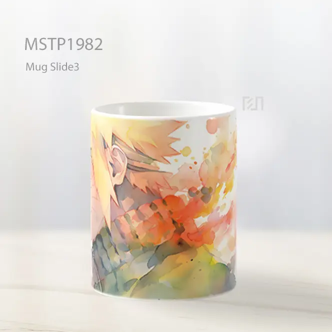 Naruto Cat Air Putih Mug MSTP1982 - All-side / Desain