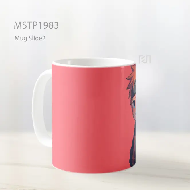 Naruto Chibi Senyum Cerah Mug MSTP1983 - All-side / Desain