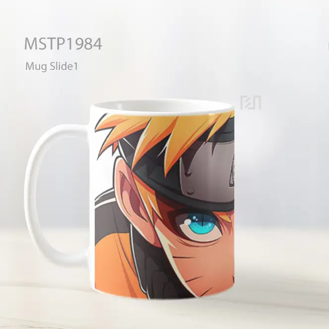 Naruto Close Up Pandangan Intens Mug MSTP1984 - All-side / Desain