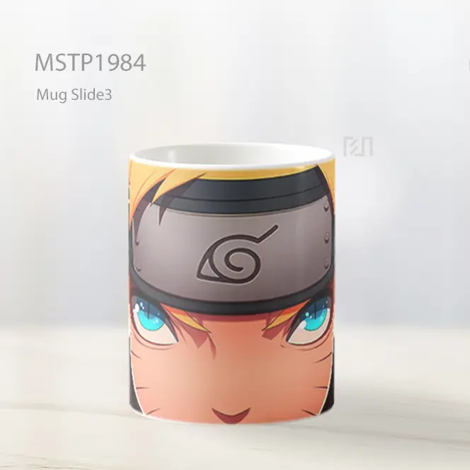 Naruto Close Up Pandangan Intens Mug MSTP1984 - All-side / Desain