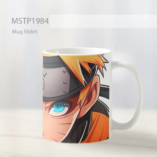 Naruto Close Up Pandangan Intens Mug MSTP1984 - All-side / Desain
