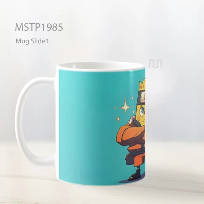 Naruto Cosplay Spongebob Mug MSTP1985 - All-side / Desain