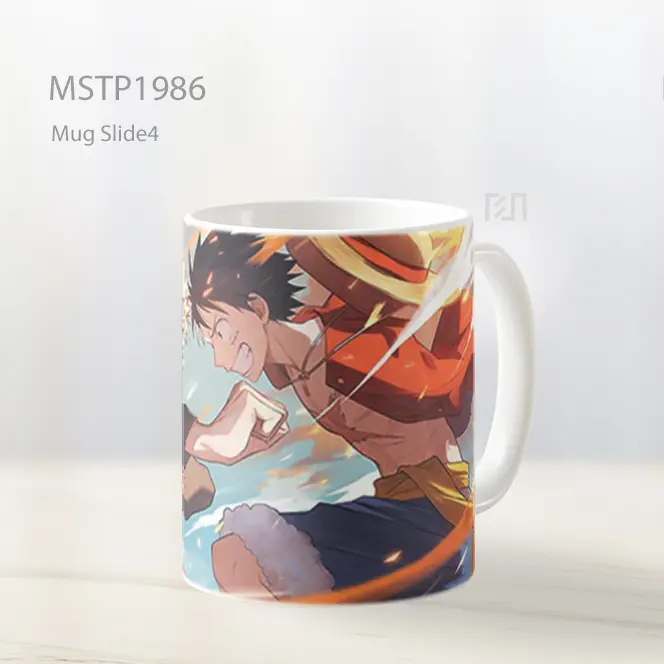 Naruto Dan One Piece Naruto Luffy Tepukan Tinju Mug MSTP1986