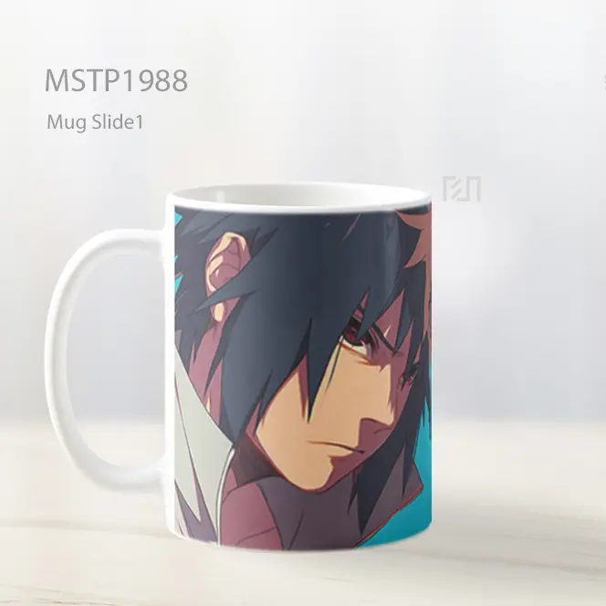 Naruto Dan Sasuke Pertarungan Anime Mug MSTP1988 - All-side / Desain