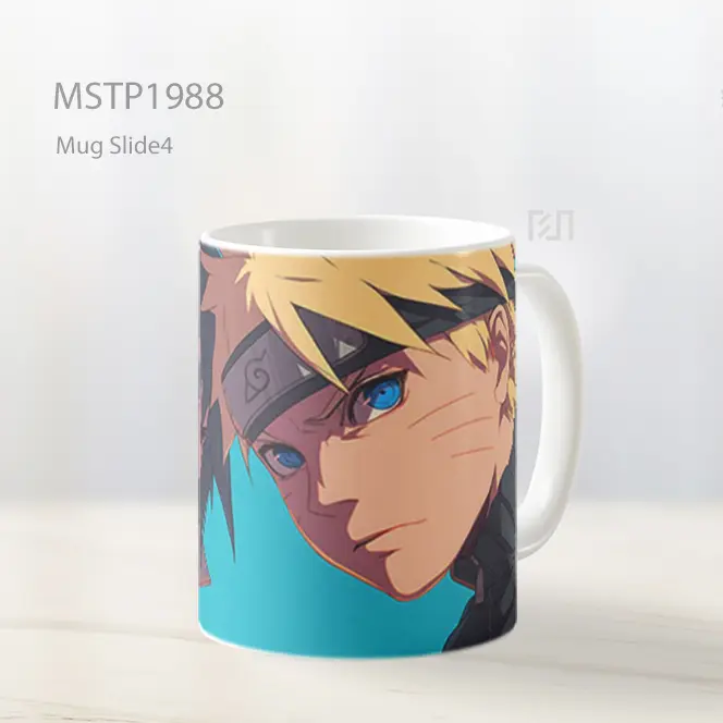 Naruto Dan Sasuke Pertarungan Anime Mug MSTP1988