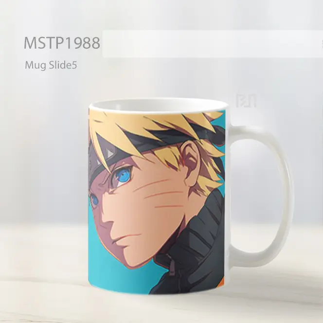 Naruto Dan Sasuke Pertarungan Anime Mug MSTP1988 - All-side / Desain