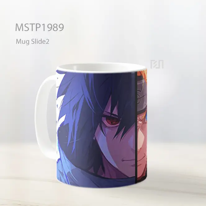 Naruto Dan Sasuke Rival Tatap Mug MSTP1989 - All-side / Desain