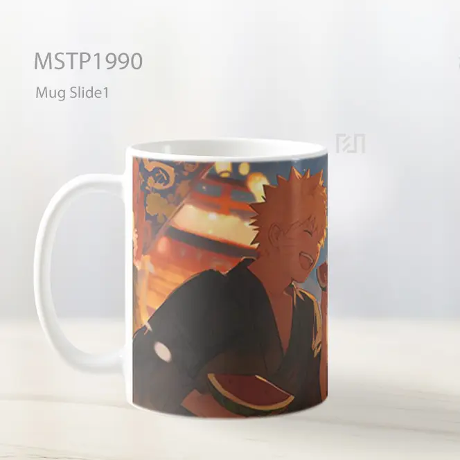 Naruto Dan Sasuke Santai Musim Panas Mug MSTP1990 - All-side / Desain
