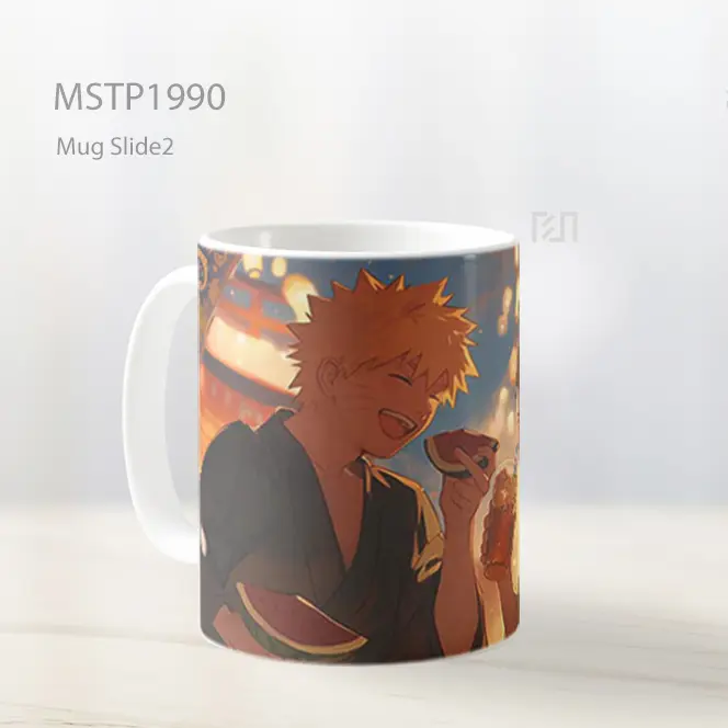 Naruto Dan Sasuke Santai Musim Panas Mug MSTP1990 - All-side / Desain