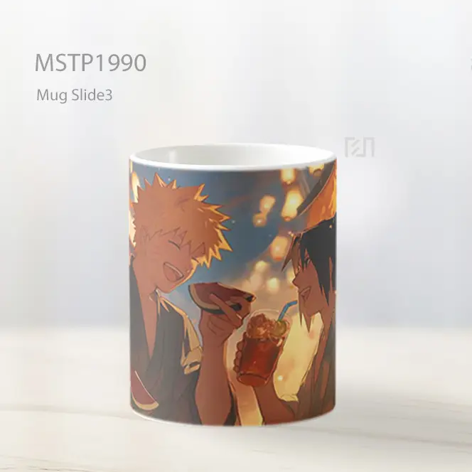 Naruto Dan Sasuke Santai Musim Panas Mug MSTP1990 - All-side / Desain
