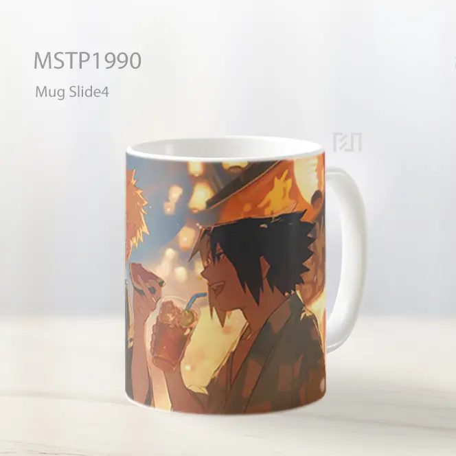 Naruto Dan Sasuke Santai Musim Panas Mug MSTP1990