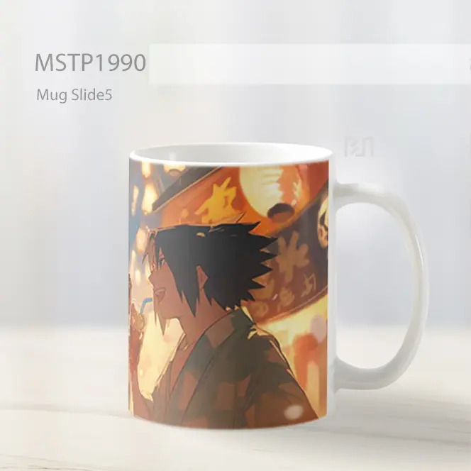 Naruto Dan Sasuke Santai Musim Panas Mug MSTP1990 - All-side / Desain