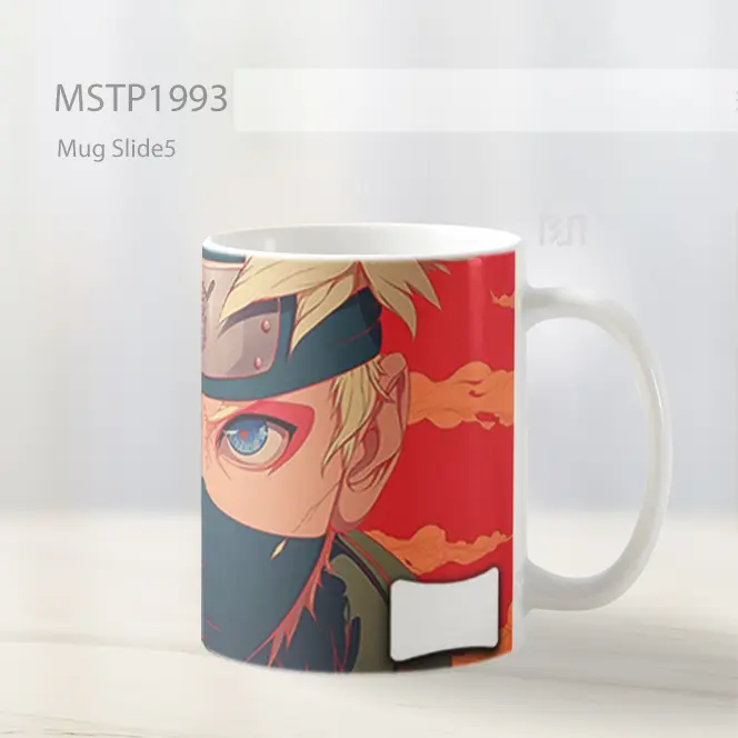Naruto Epik Kakashi Latar Merah Ultrawide Mug MSTP1993 - All-side / Desain