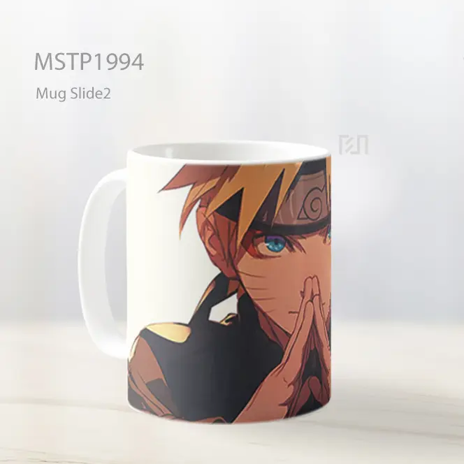 Naruto Fokus Tanda Tangan Tangan Mug MSTP1994 - All-side / Desain