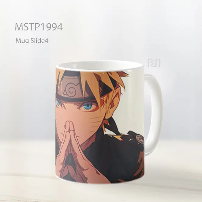 Naruto Fokus Tanda Tangan Tangan Mug MSTP1994