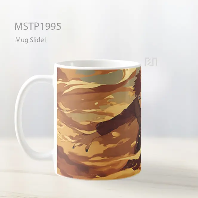Naruto Gaara Dari Pasir Anime Mug MSTP1995 - All-side / Desain