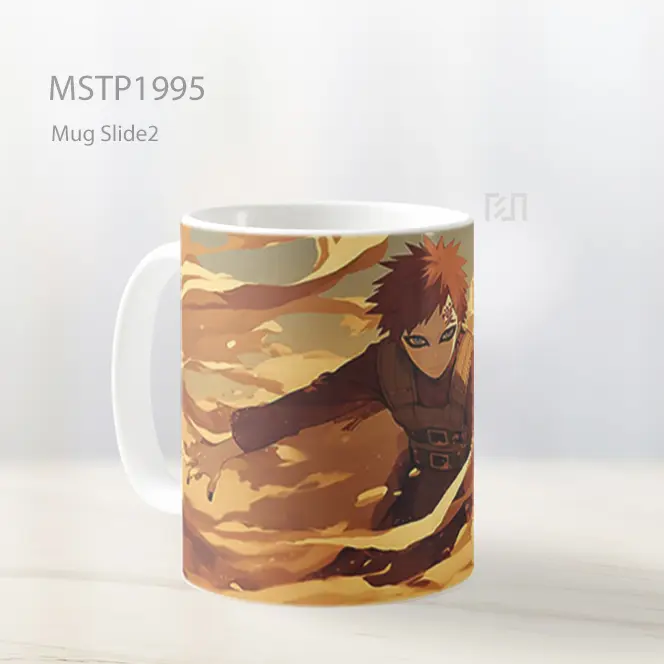 Naruto Gaara Dari Pasir Anime Mug MSTP1995 - All-side / Desain