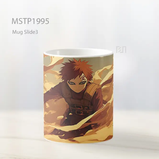 Naruto Gaara Dari Pasir Anime Mug MSTP1995 - All-side / Desain
