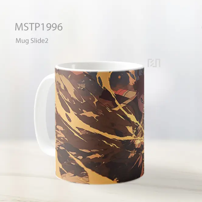 Naruto Gaara Kekuatan Pasir Mug MSTP1996 - All-side / Desain
