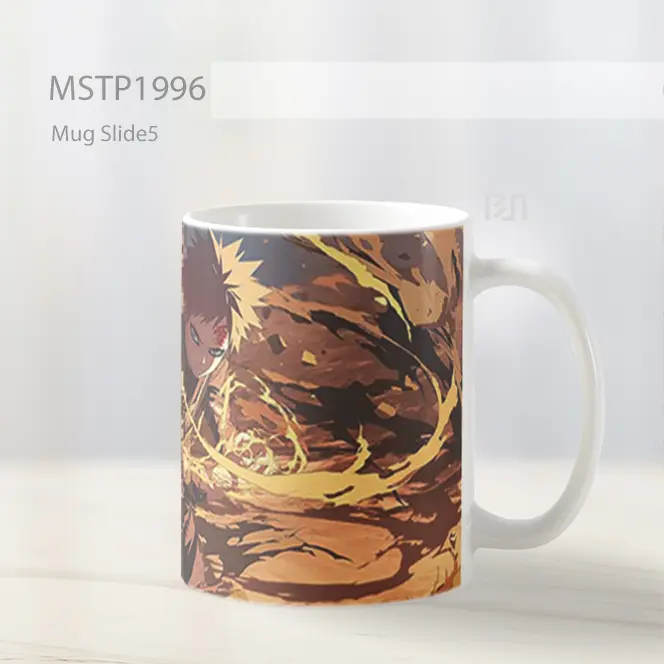 Naruto Gaara Kekuatan Pasir Mug MSTP1996 - All-side / Desain