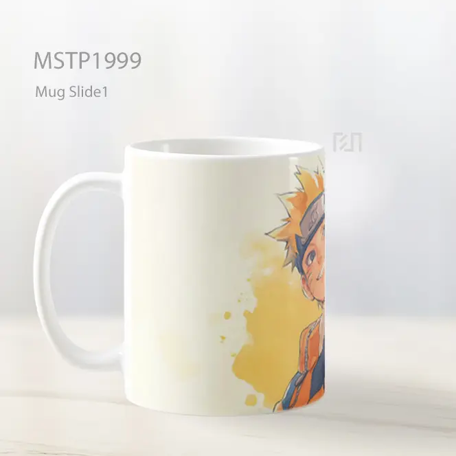 Naruto Happy Anime Mug MSTP1999 - All-side / Desain