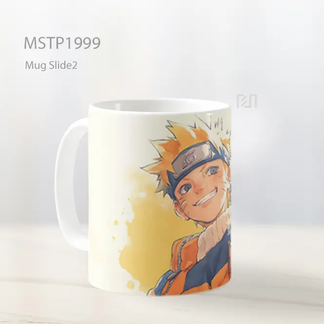 Naruto Happy Anime Mug MSTP1999 - All-side / Desain
