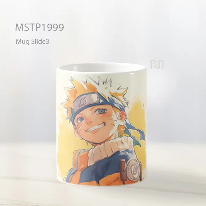 Naruto Happy Anime Mug MSTP1999 - All-side / Desain