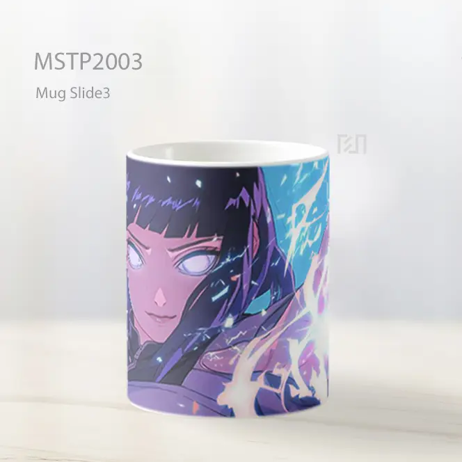 Naruto Hinata Hyuga Tinju Lembut Mug MSTP2003 - All-side / Desain