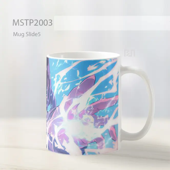 Naruto Hinata Hyuga Tinju Lembut Mug MSTP2003 - All-side / Desain