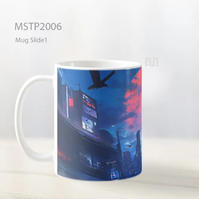 Naruto Itachi Bulan Merah Kota Mug MSTP2006 - All-side / Desain