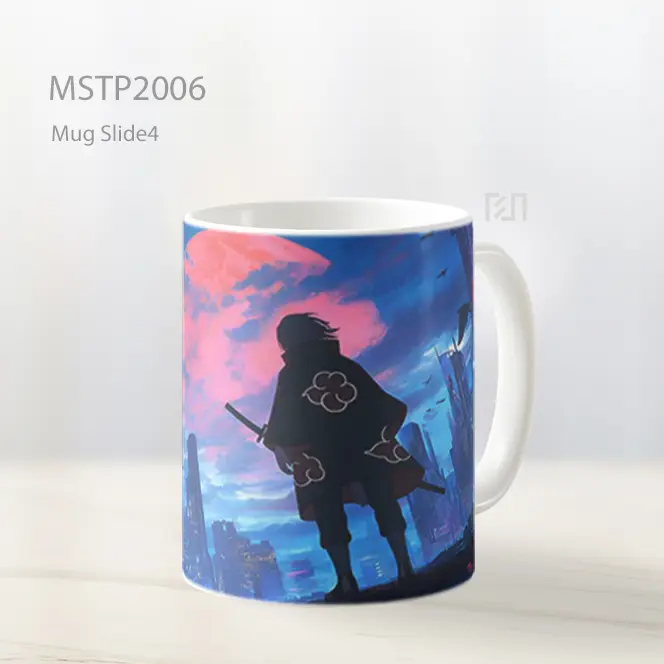 Naruto Itachi Bulan Merah Kota Mug MSTP2006