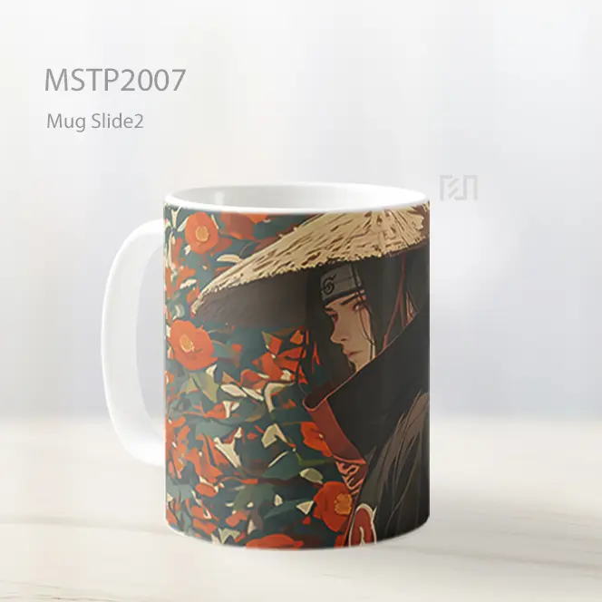Naruto Itachi Bunga Mug MSTP2007 - All-side / Desain