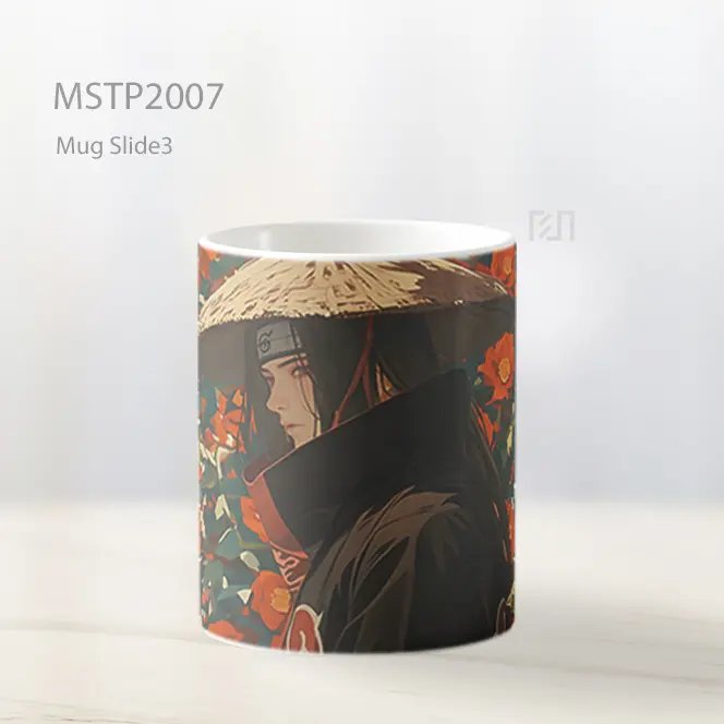 Naruto Itachi Bunga Mug MSTP2007 - All-side / Desain