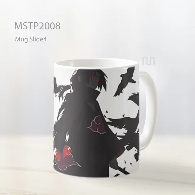 Naruto Itachi Dengan Pedang Dan Gagak Mug MSTP2008
