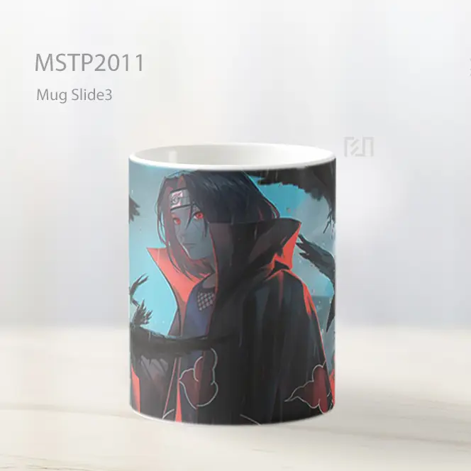 Naruto Itachi Genjutsu Burung Gagak Mug MSTP2011 - All-side / Desain
