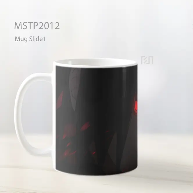 Naruto Itachi Mata Merah Gelap Mug MSTP2012 - All-side / Desain